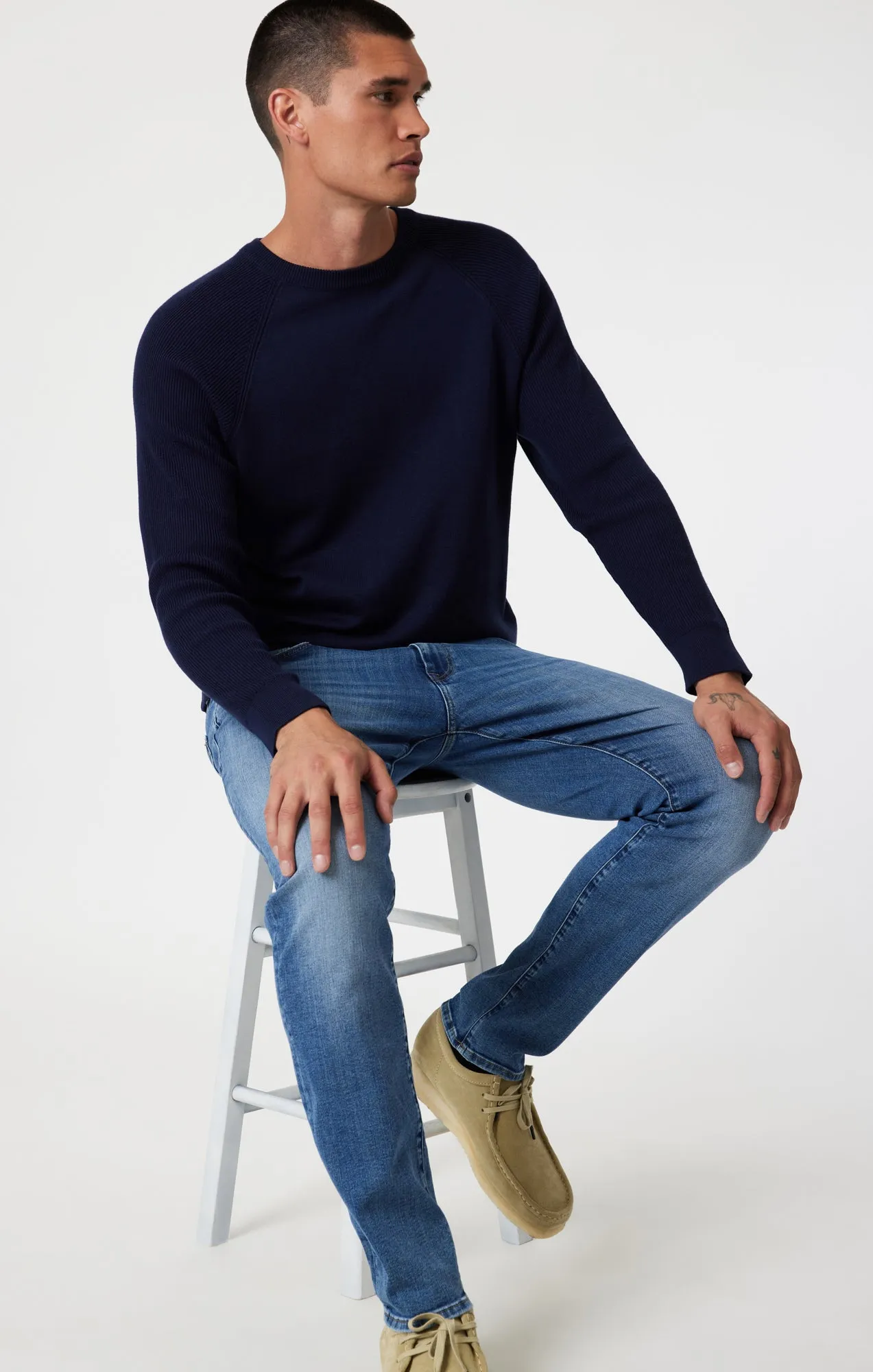 JAKE SLIM LEG IN MID BRUSHED NASHVILLE sold by Mavi product image thumbnail 2