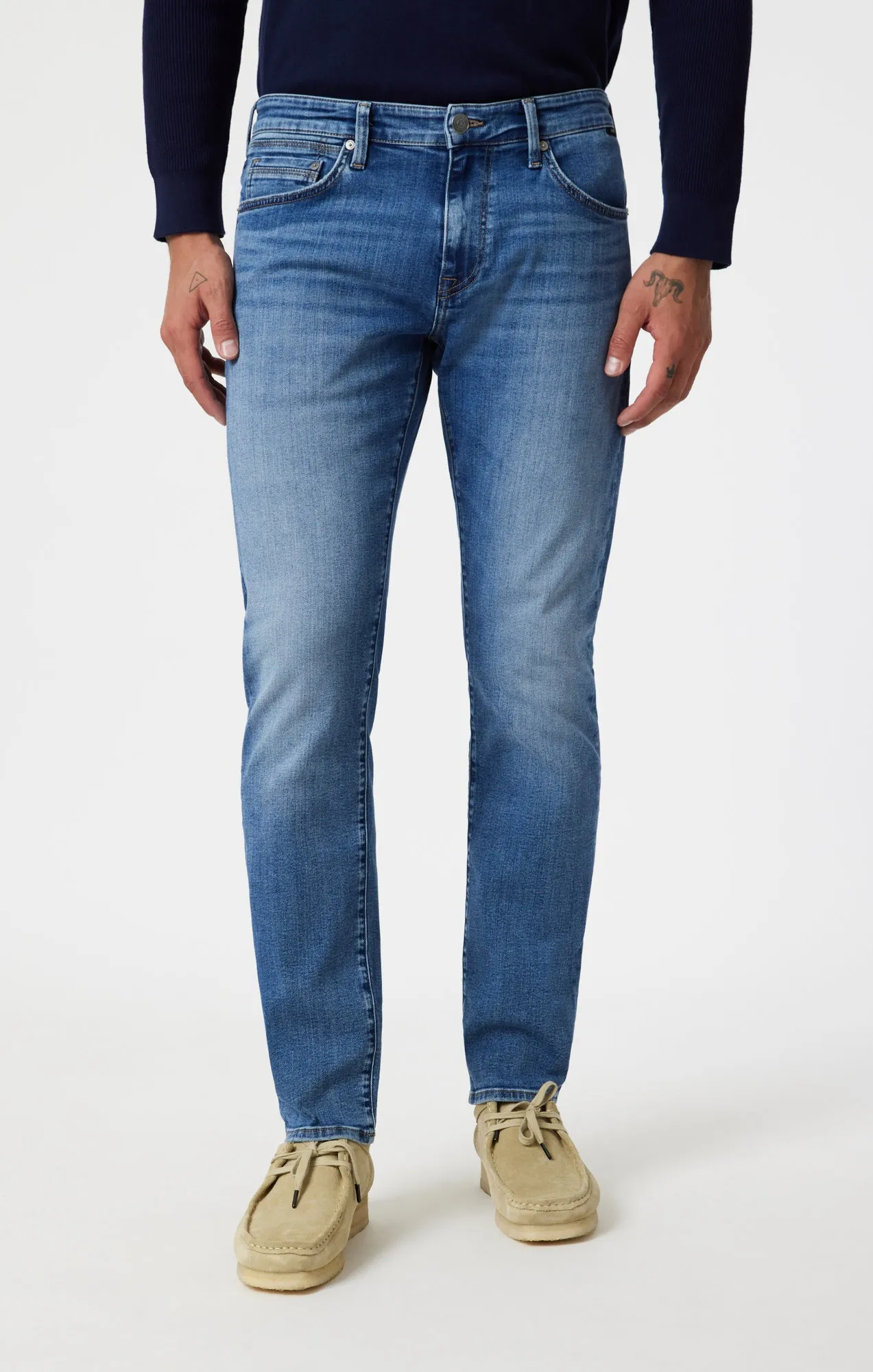 JAKE SLIM LEG IN MID BRUSHED NASHVILLE sold by Mavi product image thumbnail 3
