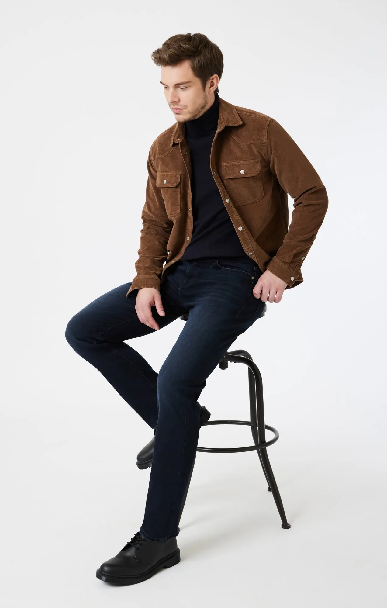 ZACH STRAIGHT LEG IN DEEP FOGGY SUPERMOVE sold by Mavi