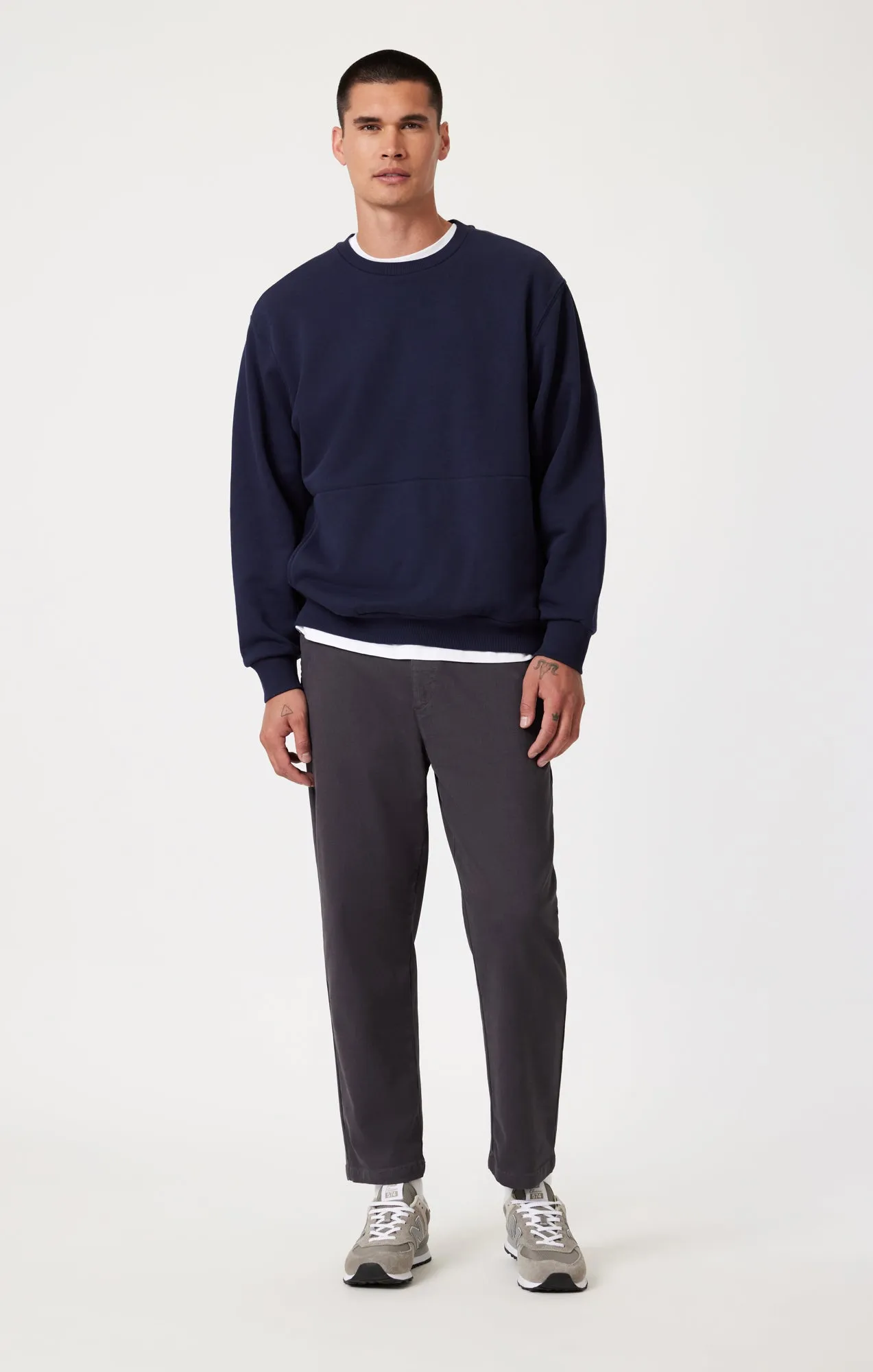 RYDER SLIM STRAIGHT LEG IN STEEL ATHLETIC sold by Mavi