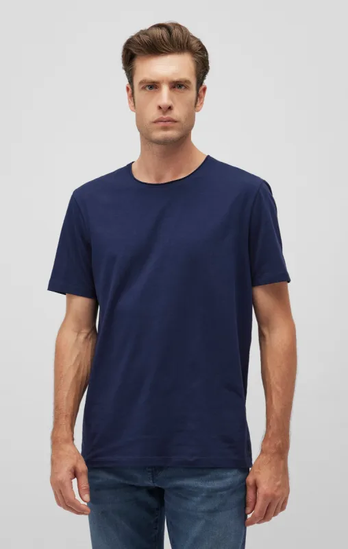 SHORT SLEEVE T-SHIRT IN MARITIME BLUE sold by Mavi