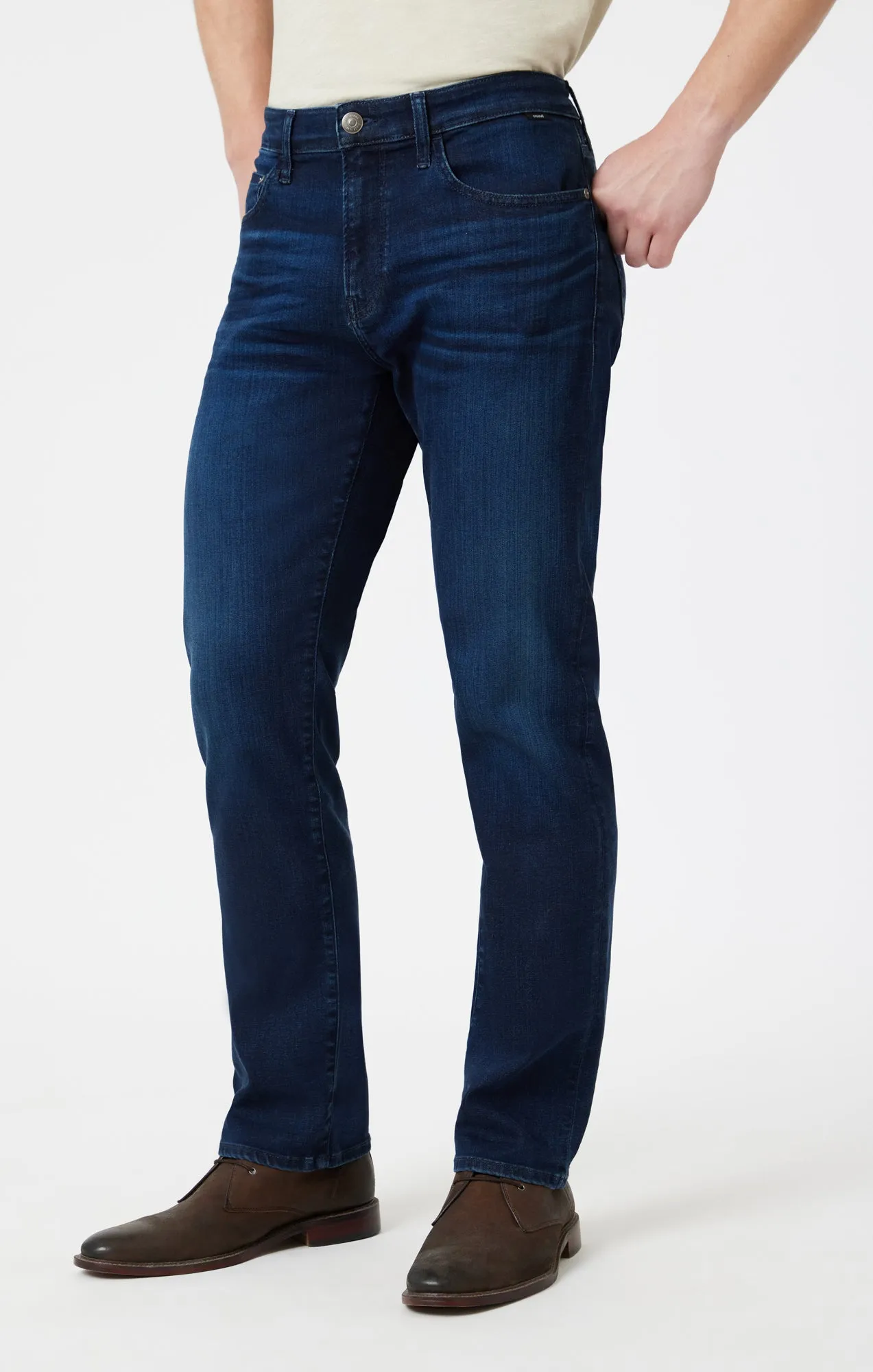 ZACH STRAIGHT LEG IN DEEP INDIGO SUPERMOVE sold by Mavi product image thumbnail 4