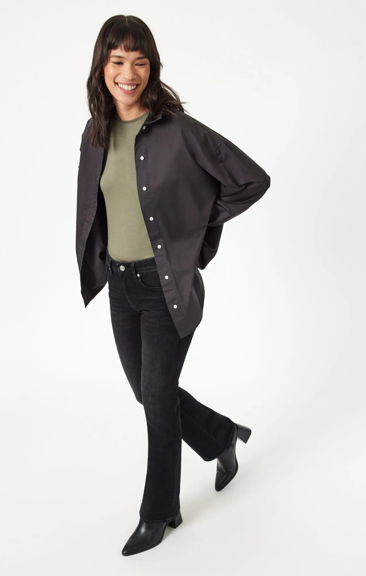 MOLLY BOOTCUT IN SMOKE BRUSHED FEATHER BLUE sold by Mavi product image thumbnail 2