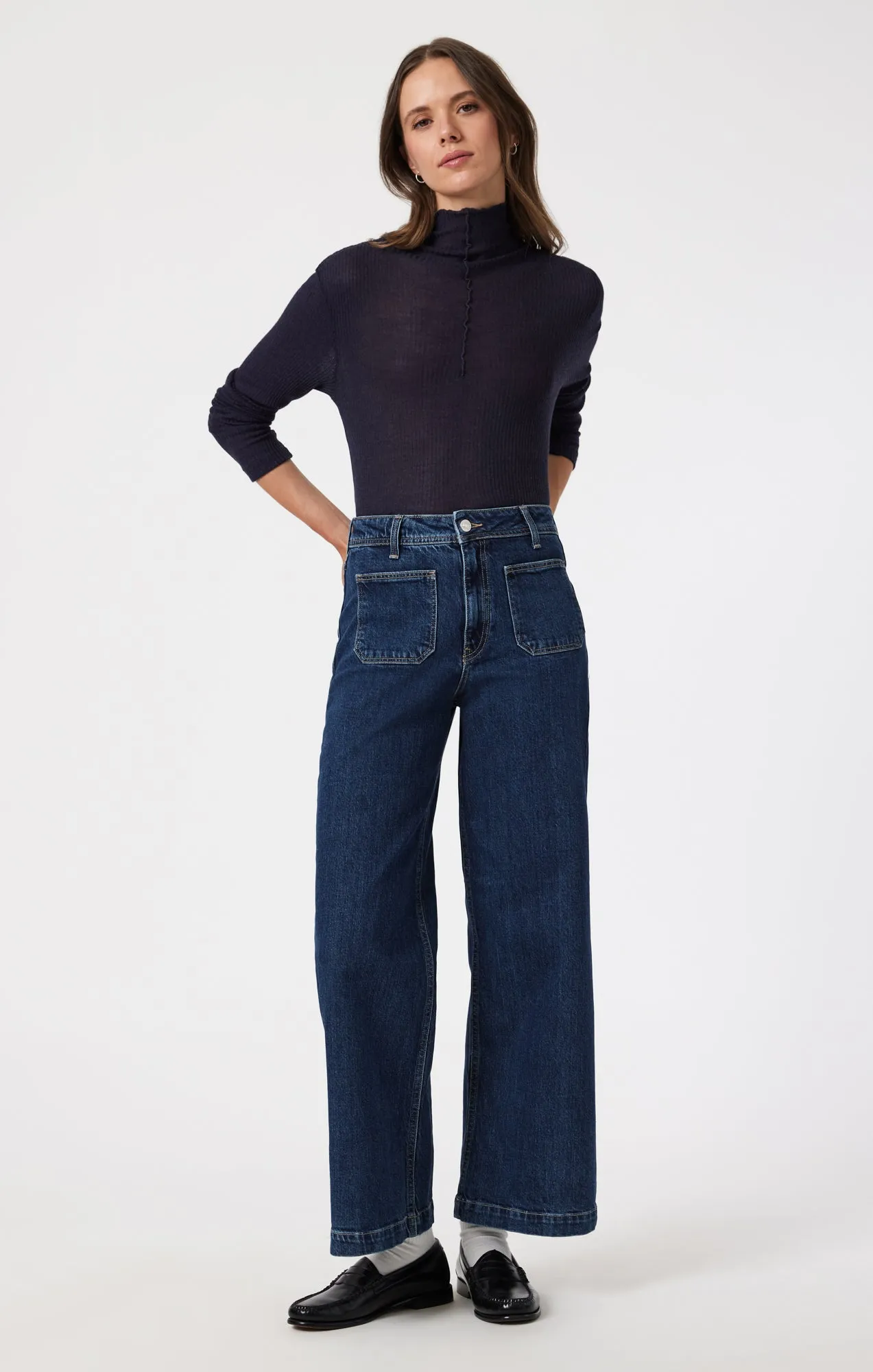 PALOMA MARINE WIDE LEG IN DEEP CLASSIC BLUE sold by Mavi