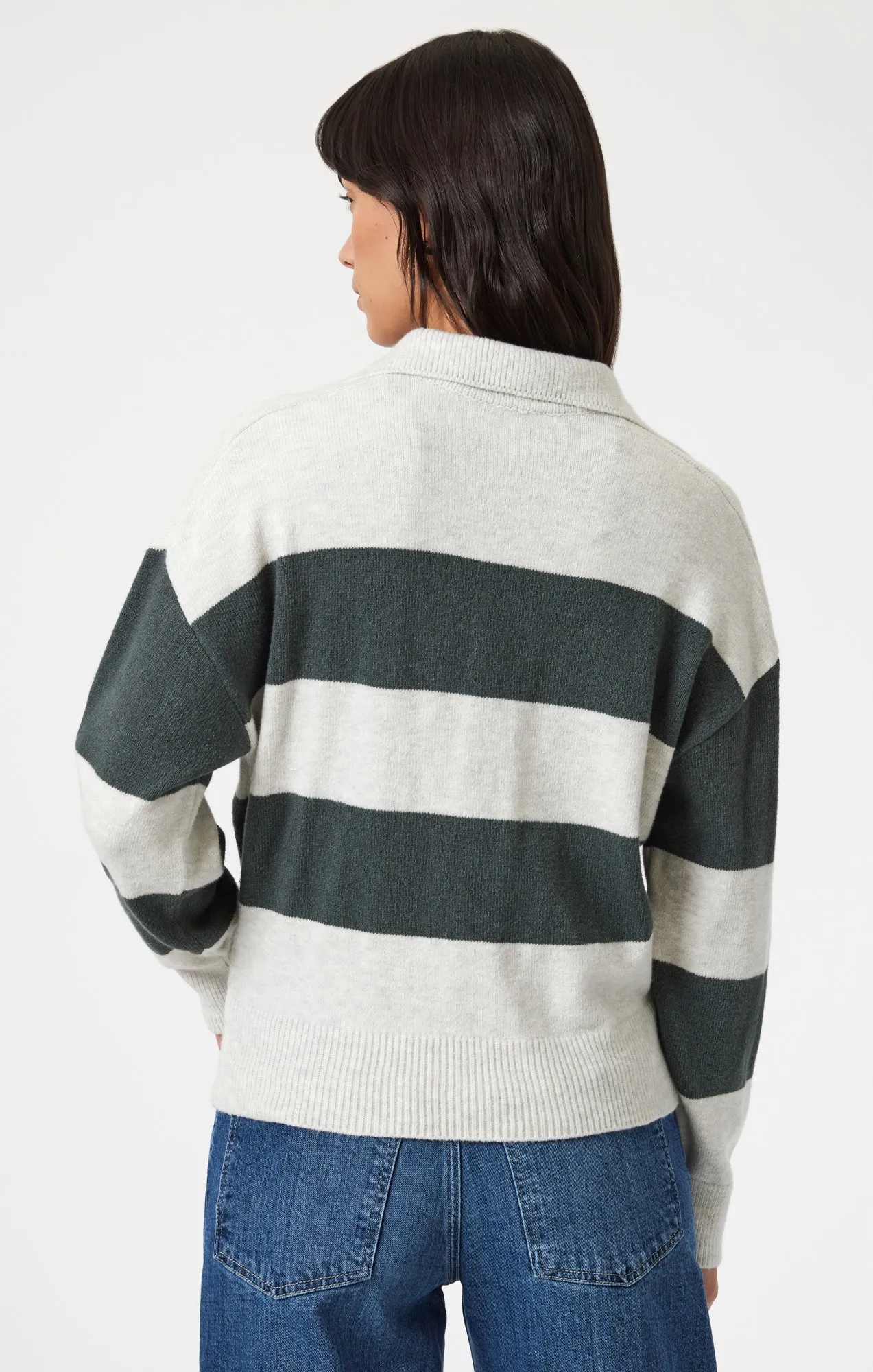 POLO PULLOVER SWEATER IN URBAN CHIC STRIPE sold by Mavi product image thumbnail 3