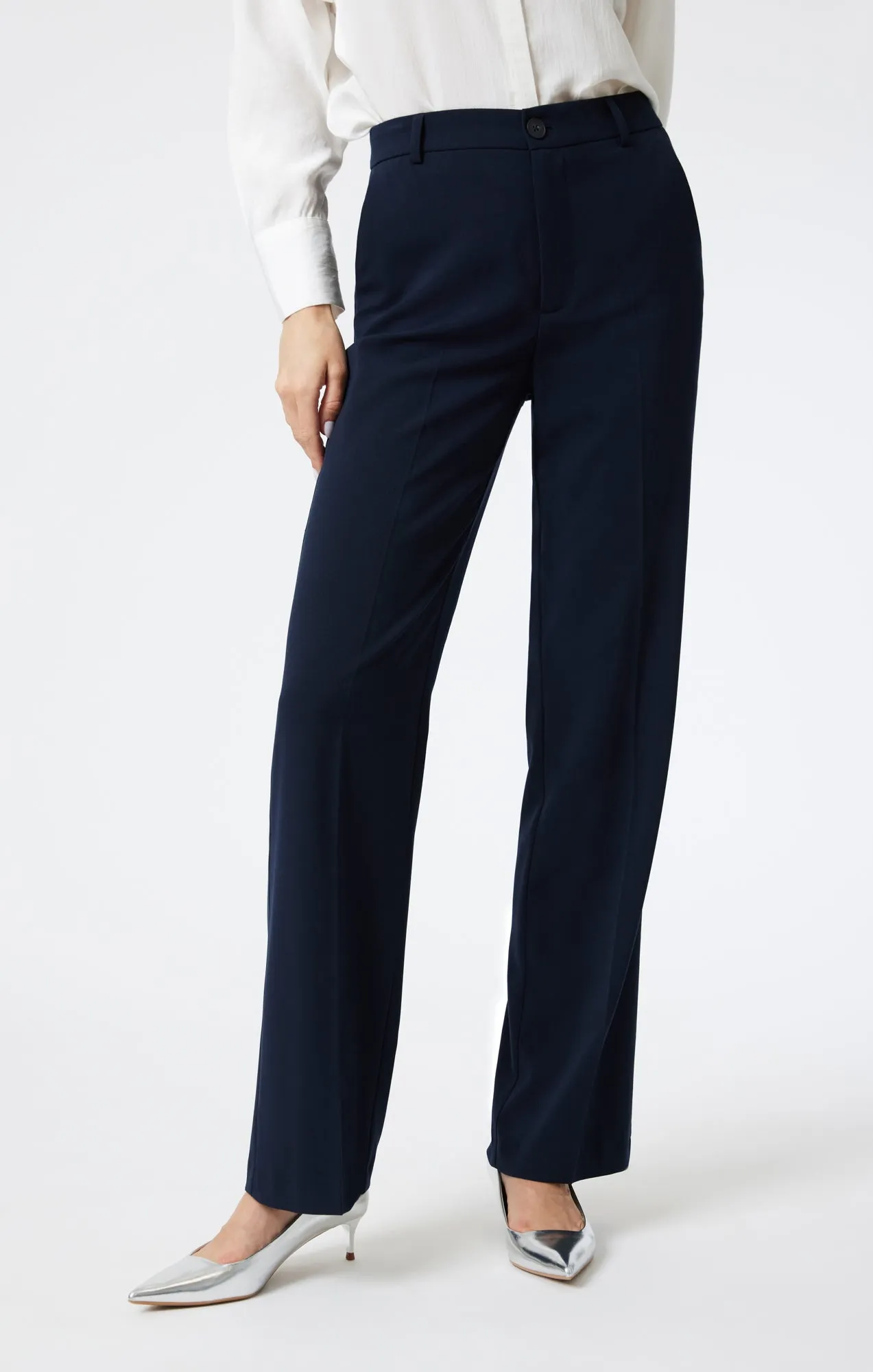 TAILORED STRAIGHT LEG PANTS IN BLUE sold by Mavi product image thumbnail 3
