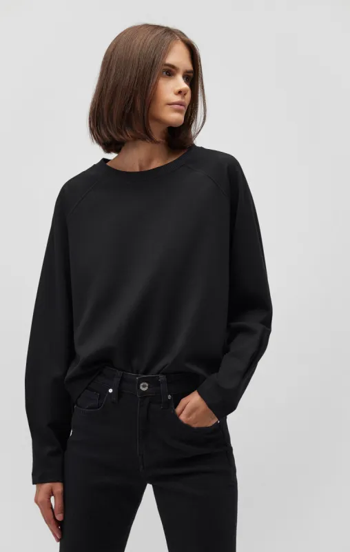 SWEATSHIRT IN BLACK made by Mavi