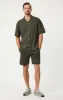 SHORT SLEEVE BUTTON-UP SHIRT IN ASPHALT sold by Mavi