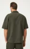 SHORT SLEEVE BUTTON-UP SHIRT IN ASPHALT sold by Mavi