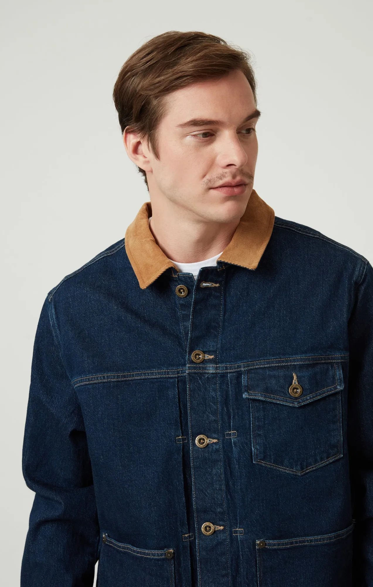 WILLY DENIM JACKET IN DEEP BLUE DENIM sold by Mavi product image thumbnail 4