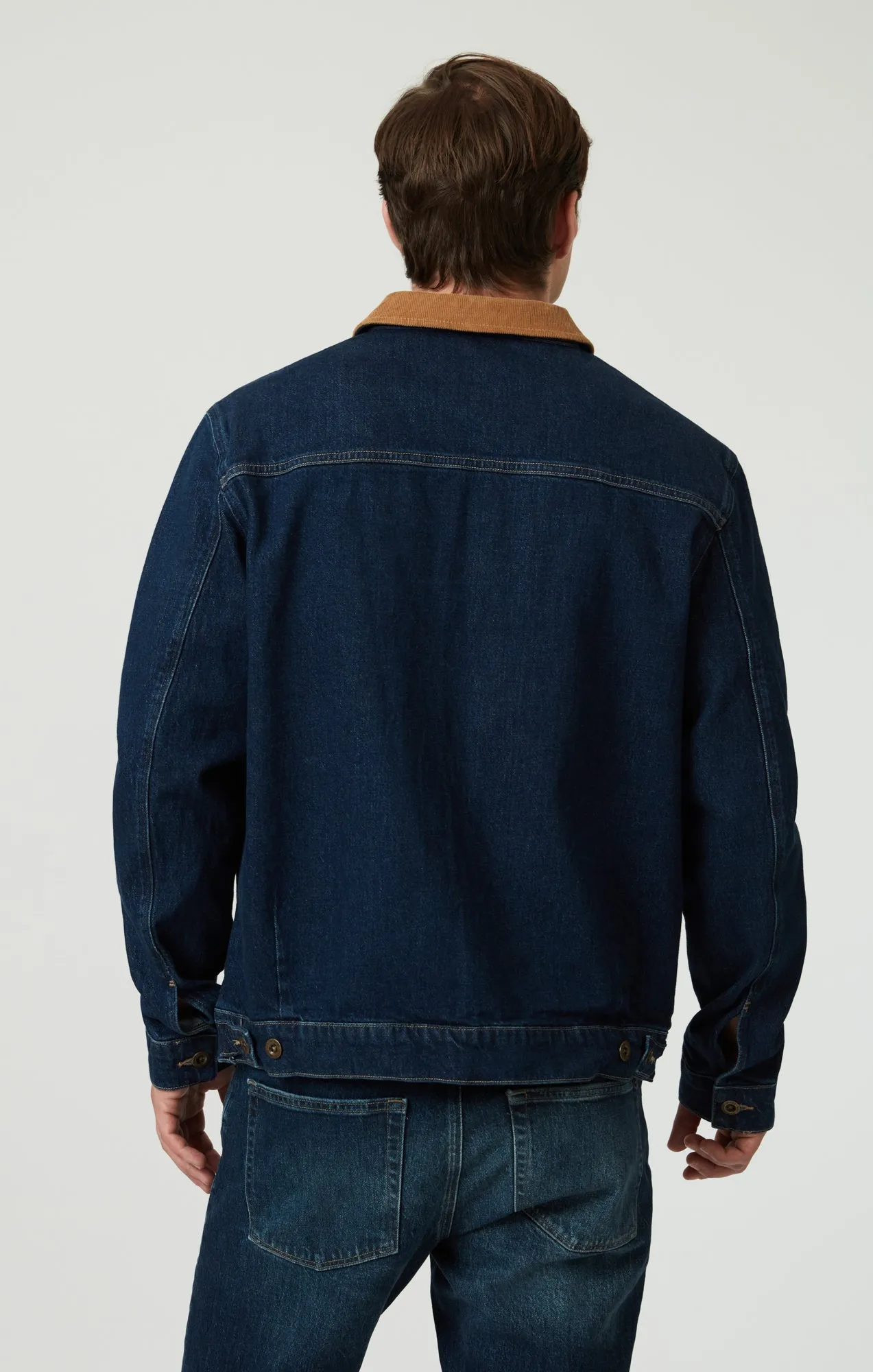 WILLY DENIM JACKET IN DEEP BLUE DENIM sold by Mavi product image thumbnail 3