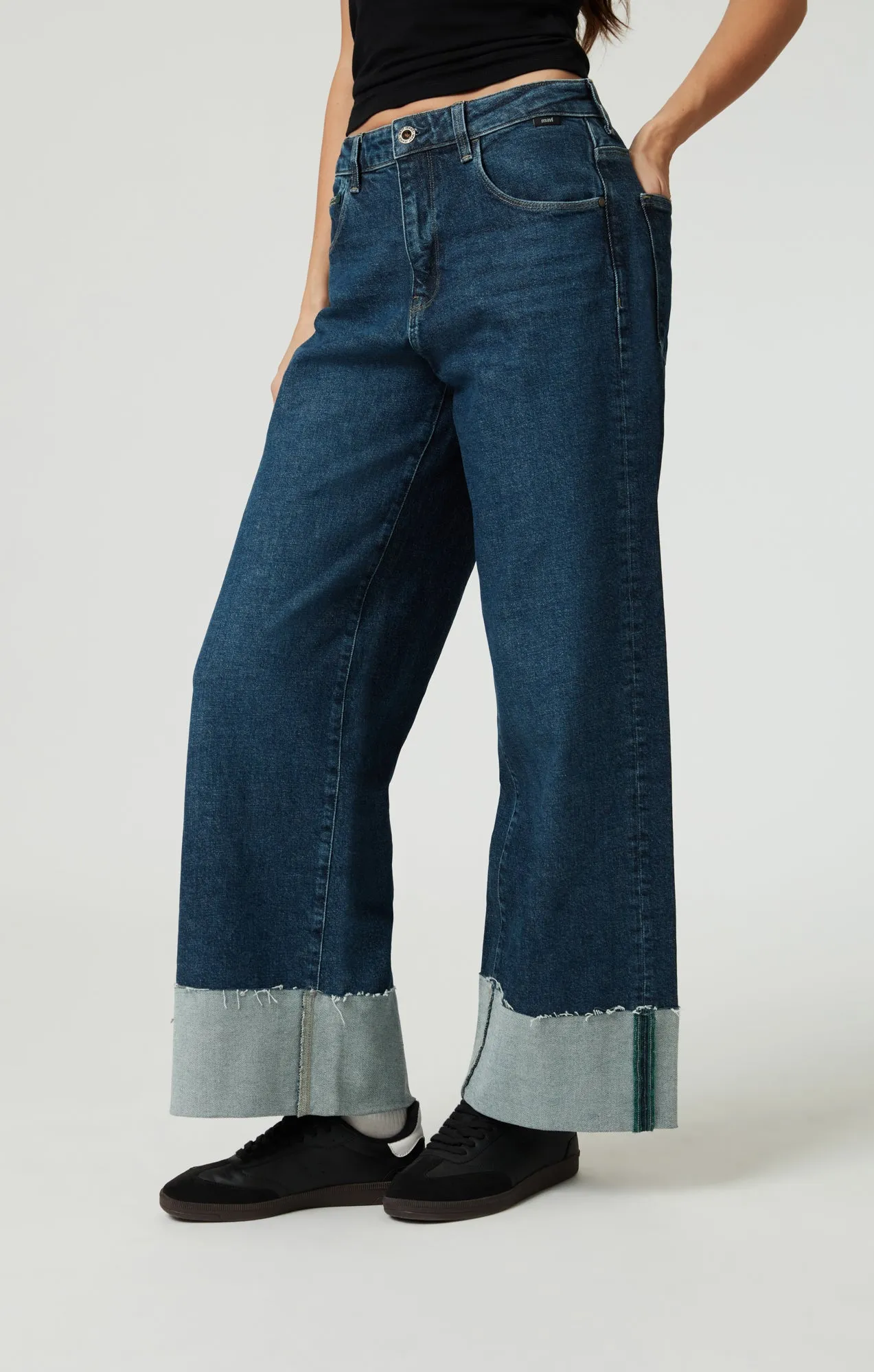 CATHY WIDE LEG IN DARK BLUE DENIM sold by Mavi product image thumbnail 4