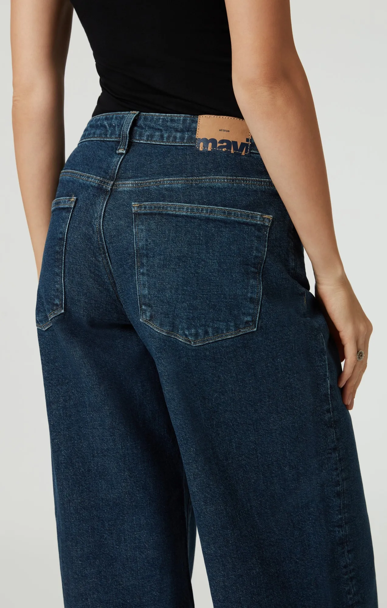 CATHY WIDE LEG IN DARK BLUE DENIM sold by Mavi product image thumbnail 5