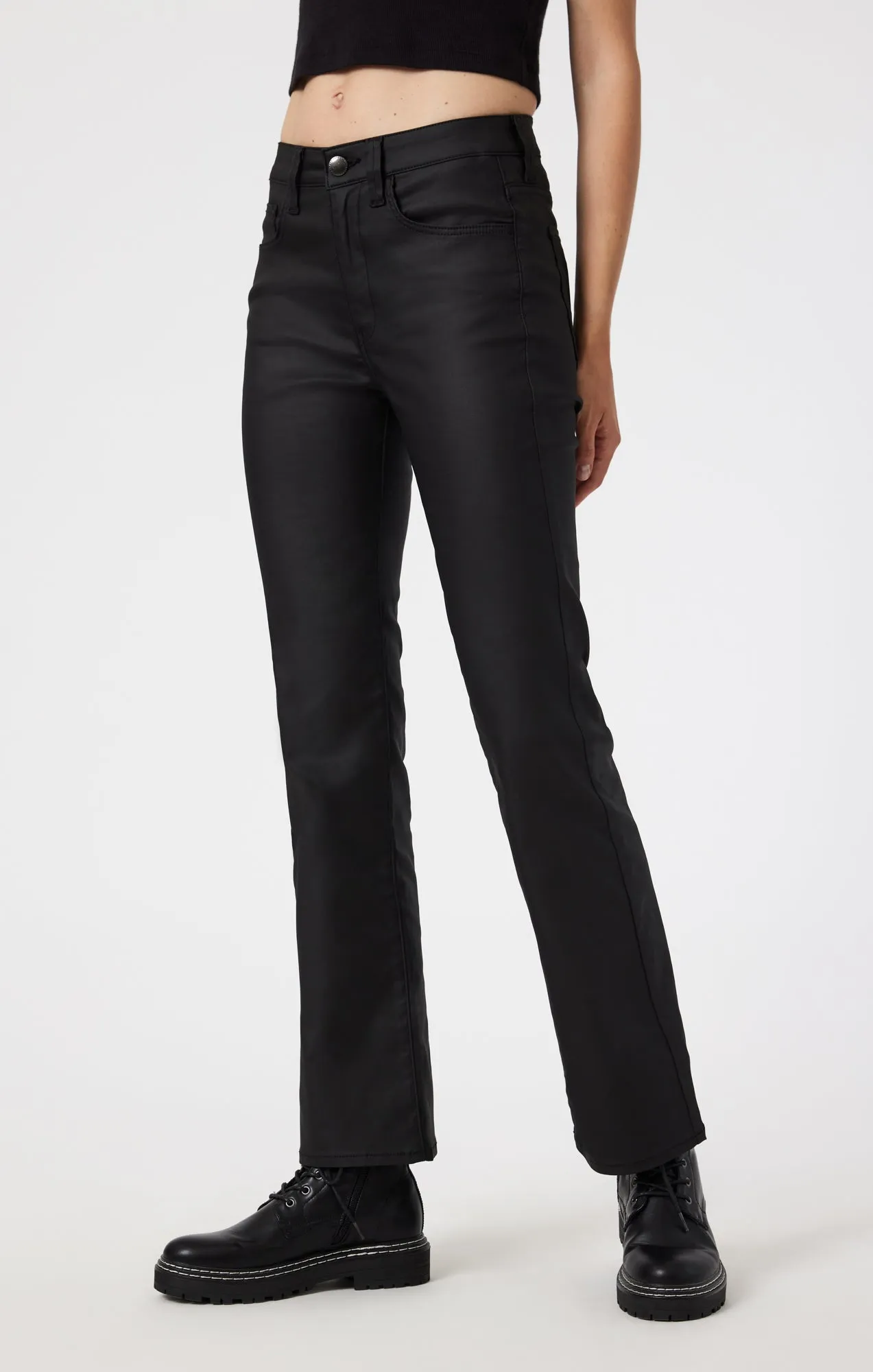 MARIA FLARE IN BLACK COATED sold by Mavi product image thumbnail 5