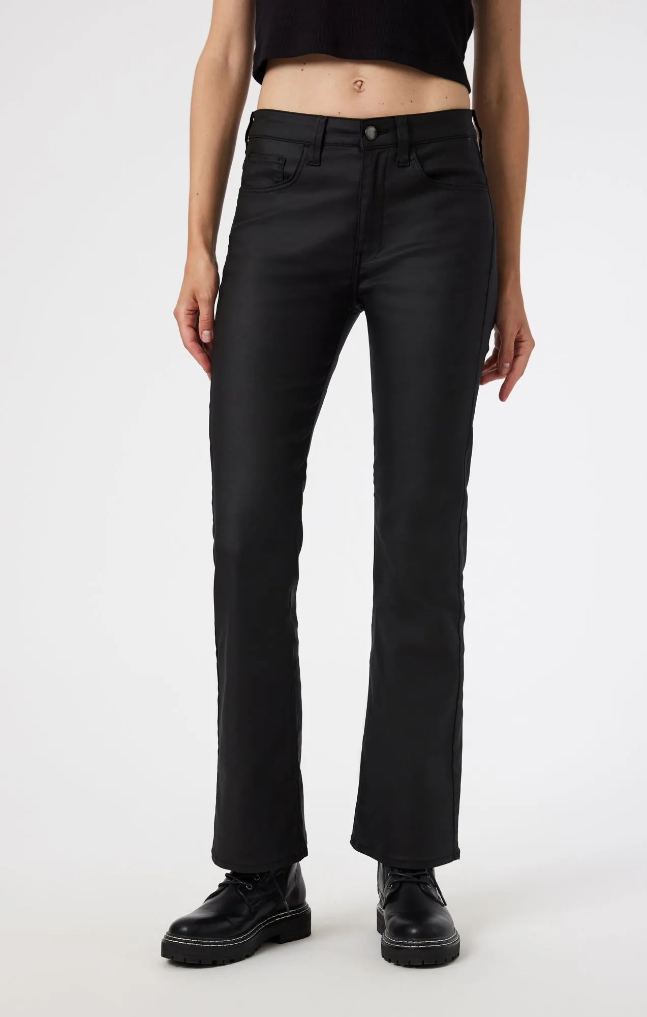 MARIA FLARE IN BLACK COATED sold by Mavi product image thumbnail 3