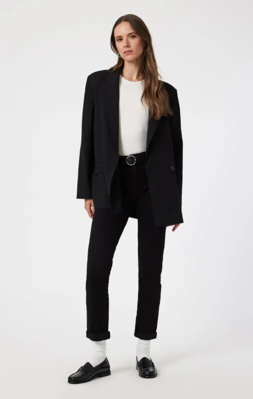 KATHLEEN SLIM BOYFRIEND IN BLACK FEATHER BLUE sold by Mavi