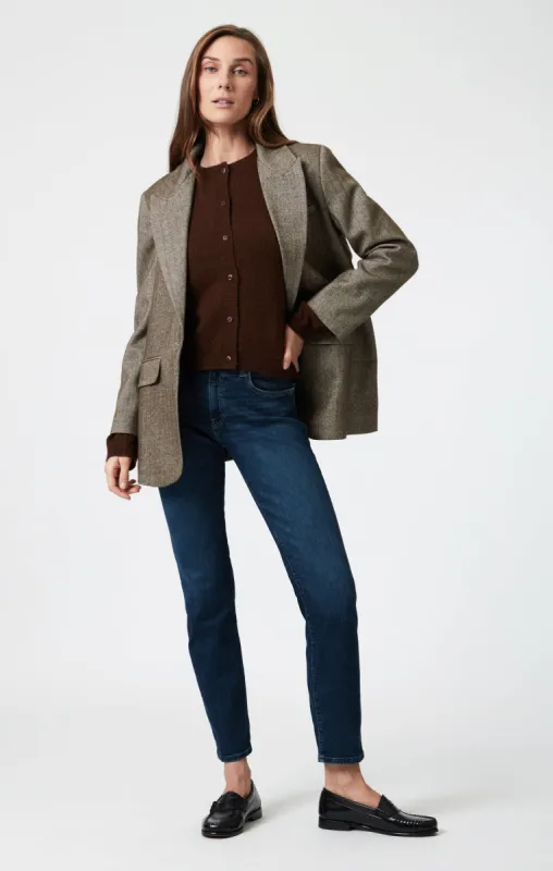 MIRELLA STRAIGHT LEG IN DARK BRUSHED FLEX BLUE sold by Mavi