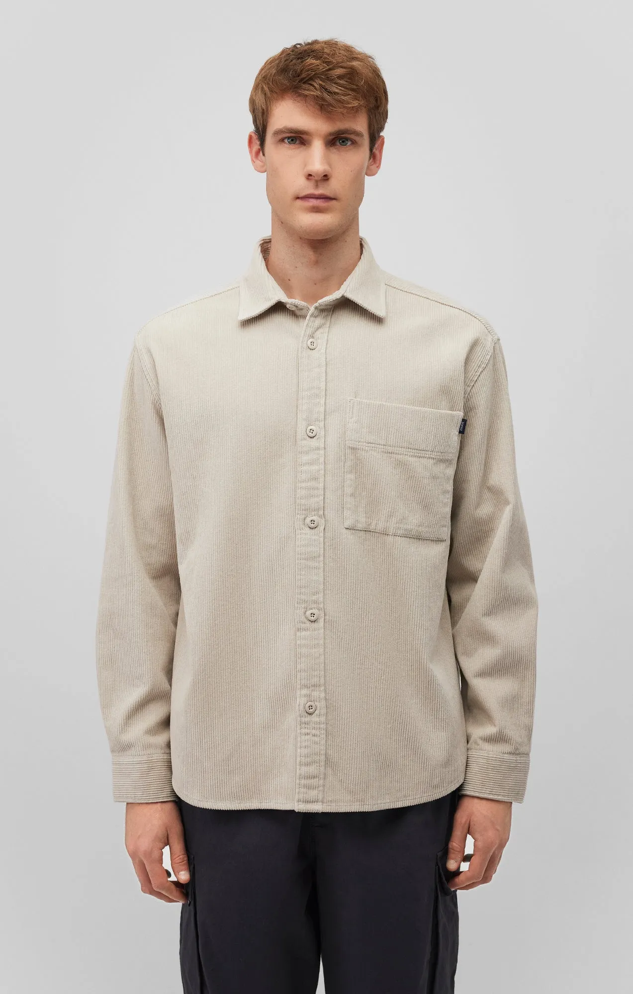 CORDUROY BUTTON-UP SHIRT IN MOONSTRUCK sold by Mavi product image thumbnail 3