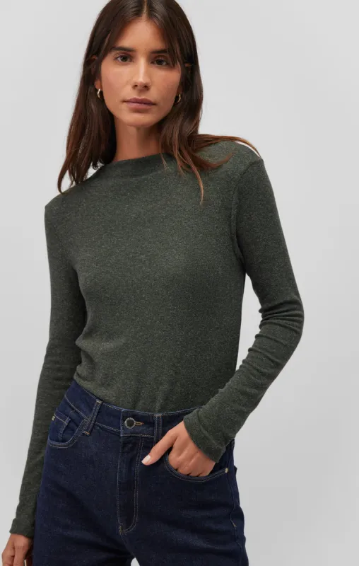 BOAT NECK LONG SLEEVE SHIRT IN CHIMERA sold by Mavi