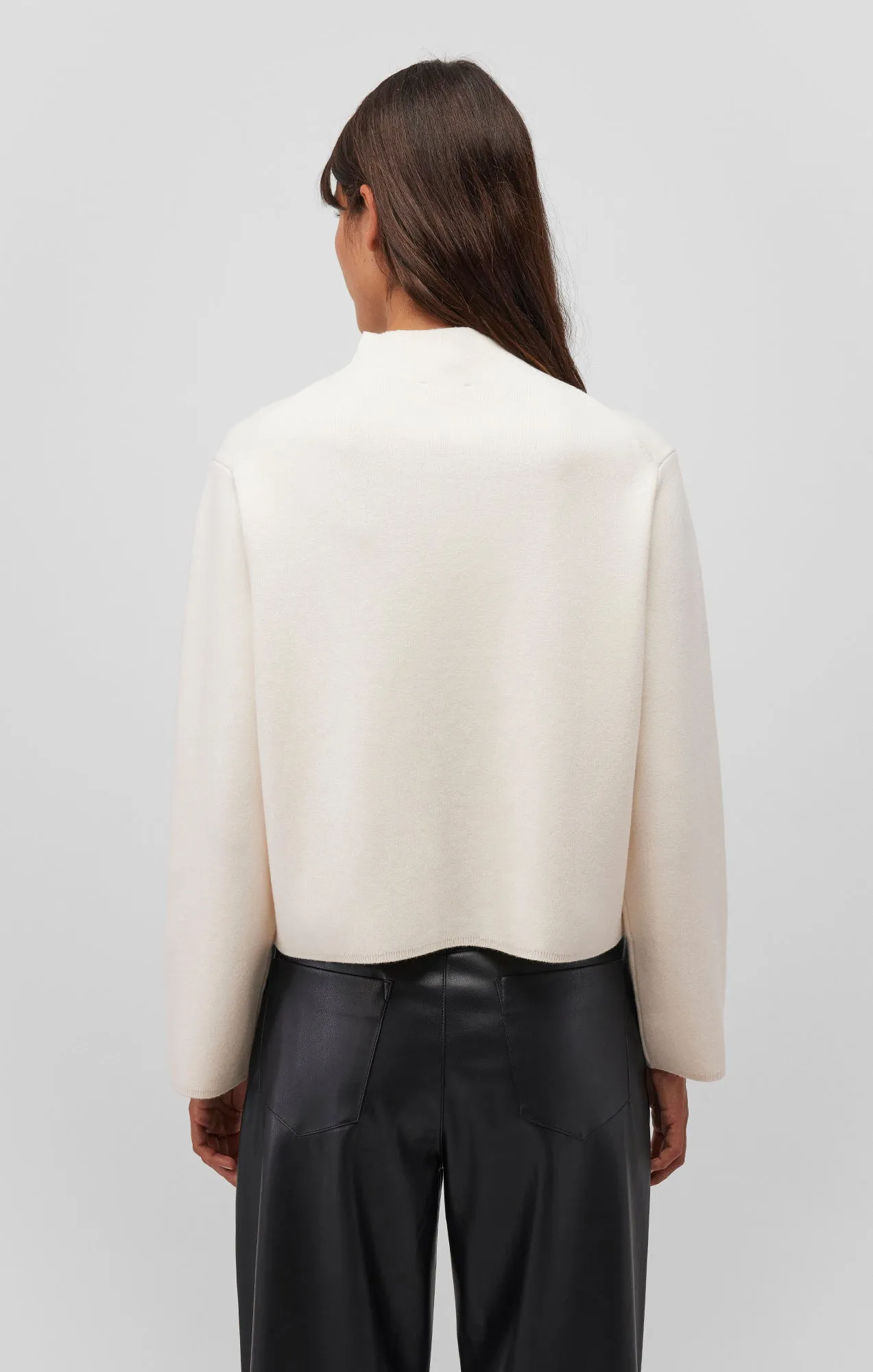 MOCK NECK SWEATER IN COCONUT MILK sold by Mavi product image thumbnail 4