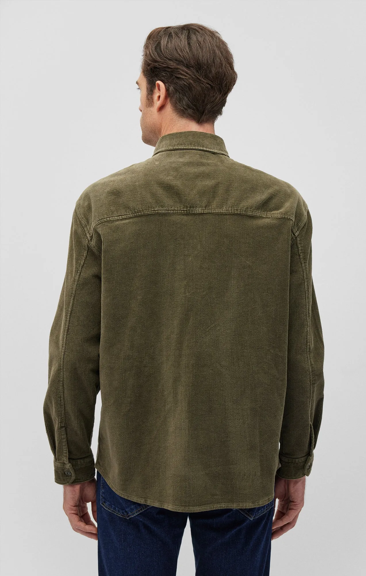 CORDUROY BUTTON-UP SHIRT IN KAMBABA sold by Mavi product image thumbnail 3