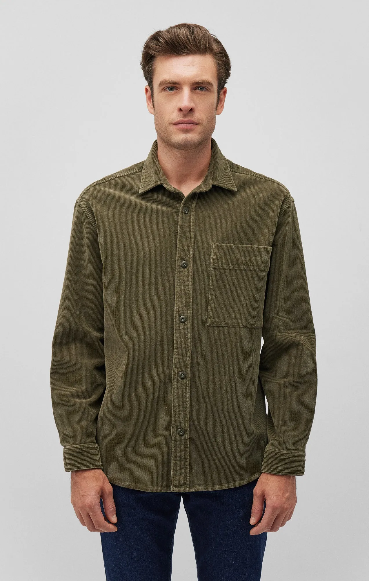 CORDUROY BUTTON-UP SHIRT IN KAMBABA sold by Mavi product image thumbnail 2