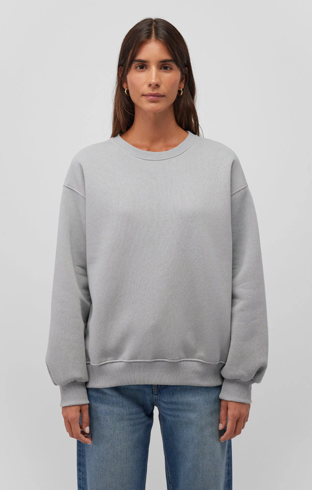 DROP SHOULDER SWEATSHIRT IN QUARRY sold by Mavi product image thumbnail 3
