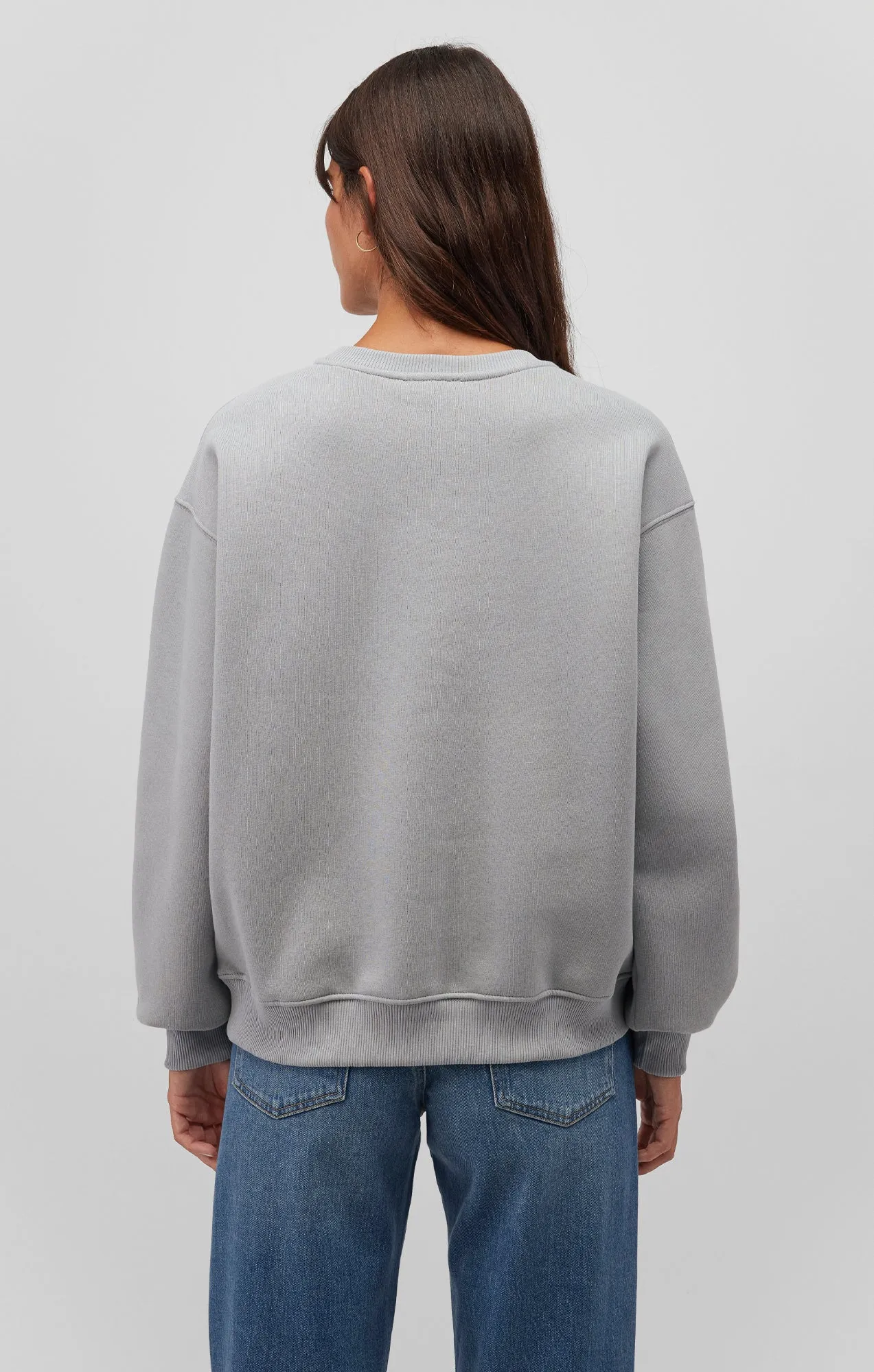 DROP SHOULDER SWEATSHIRT IN QUARRY sold by Mavi product image thumbnail 4