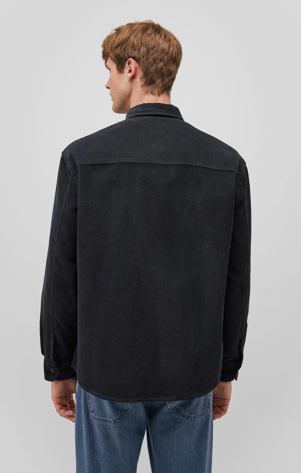 CORDUROY BUTTON-UP SHIRT IN PHANTOM sold by Mavi product image thumbnail 4