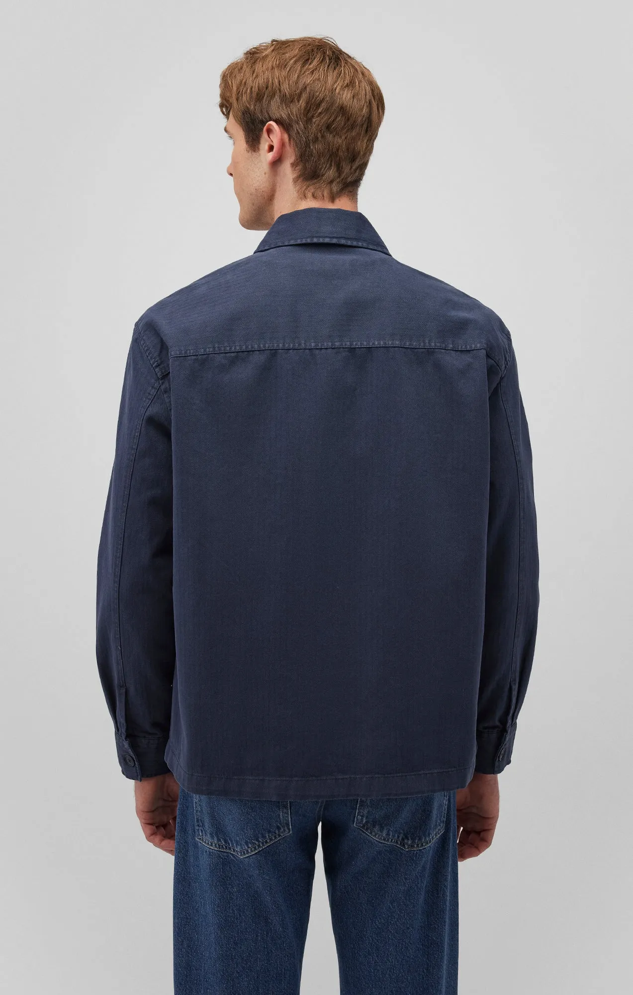 DOUBLE POCKET BUTTON-UP SHIRT IN INDIA INK sold by Mavi product image thumbnail 5