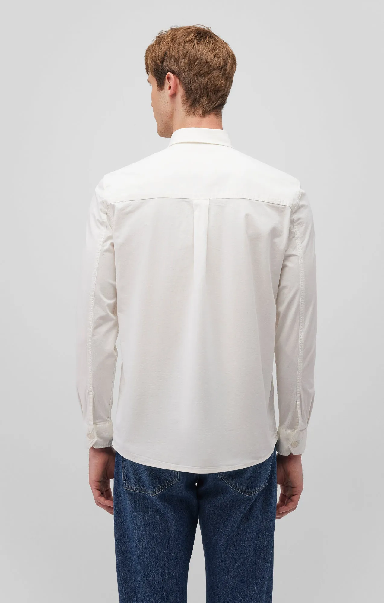 ONE POCKET BUTTON-UP SHIRT IN ANTIQUE WHITE sold by Mavi product image thumbnail 4