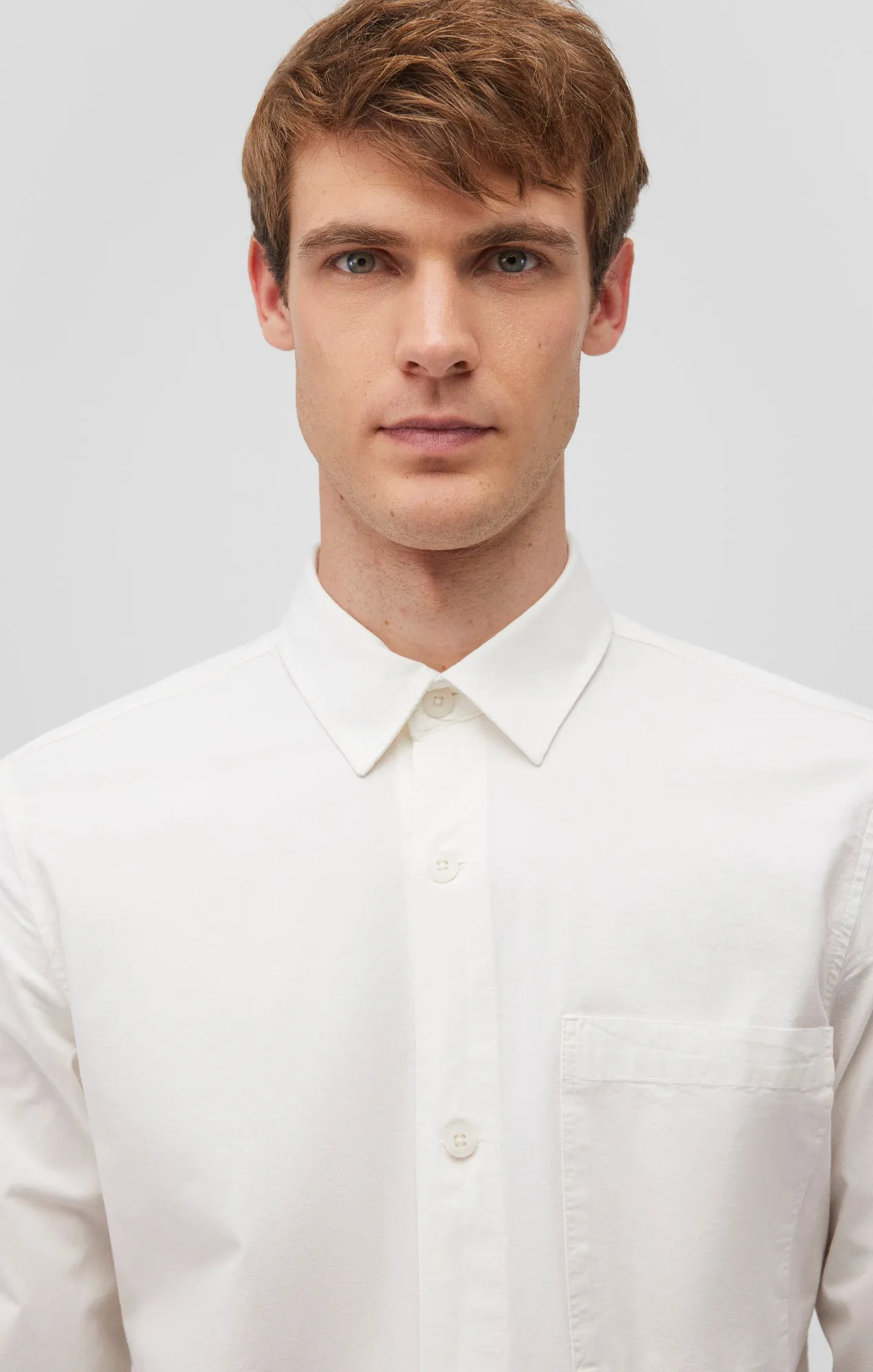 ONE POCKET BUTTON-UP SHIRT IN ANTIQUE WHITE sold by Mavi product image thumbnail 5