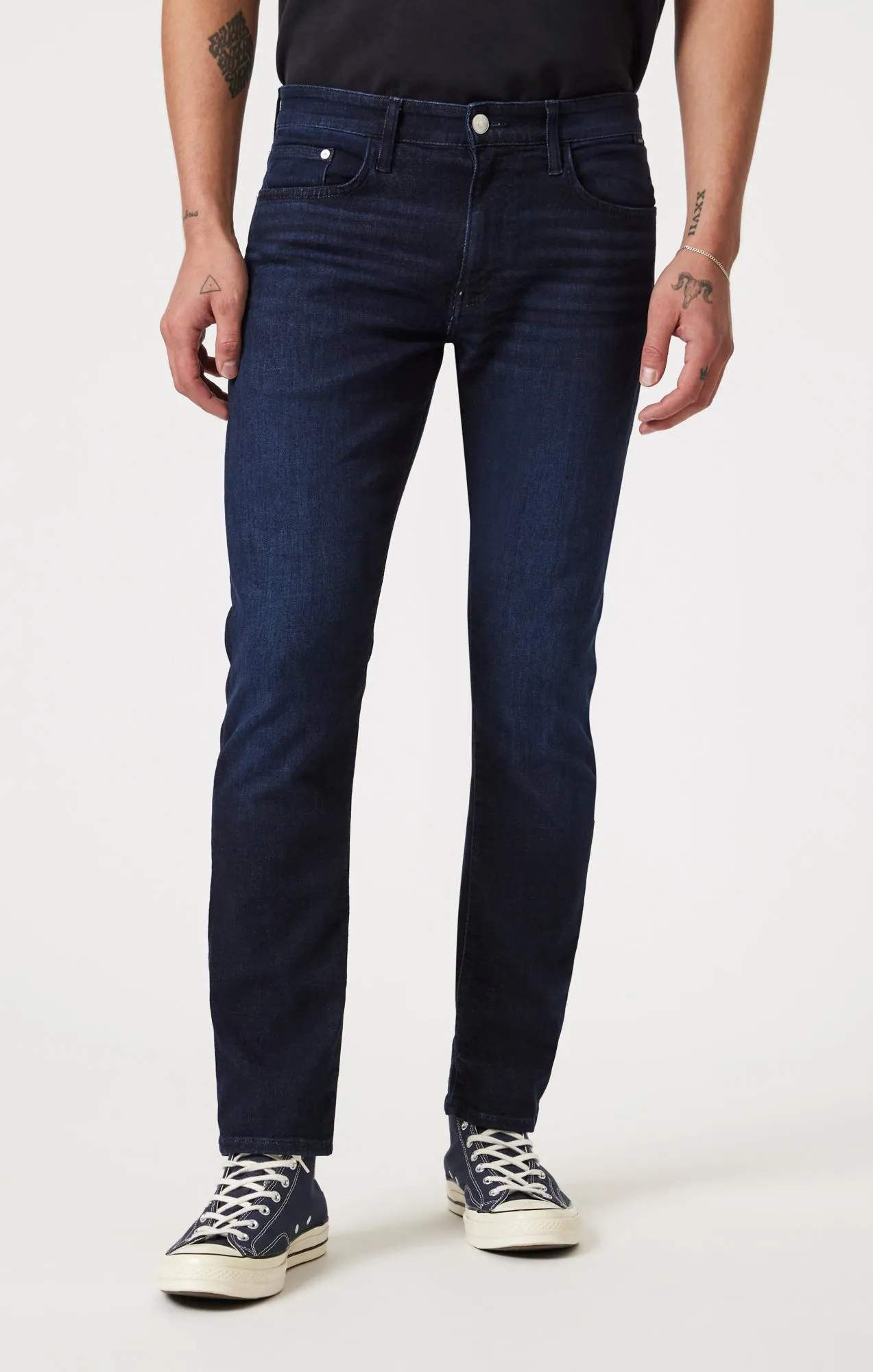 MARCUS SLIM STRAIGHT LEG IN MIDNIGHT SKY FEATHER BLUE sold by Mavi product image thumbnail 3