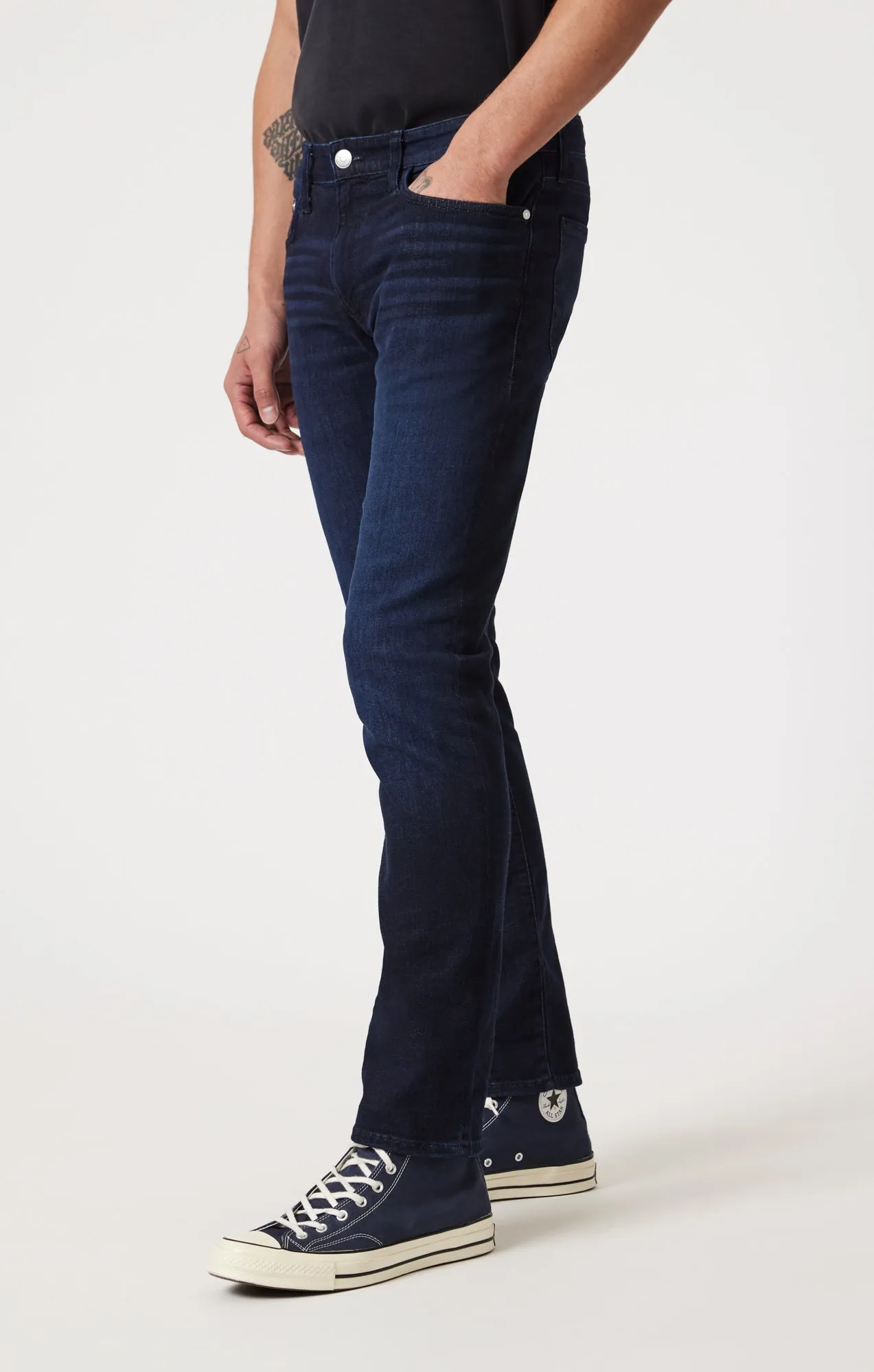 MARCUS SLIM STRAIGHT LEG IN MIDNIGHT SKY FEATHER BLUE sold by Mavi product image thumbnail 4