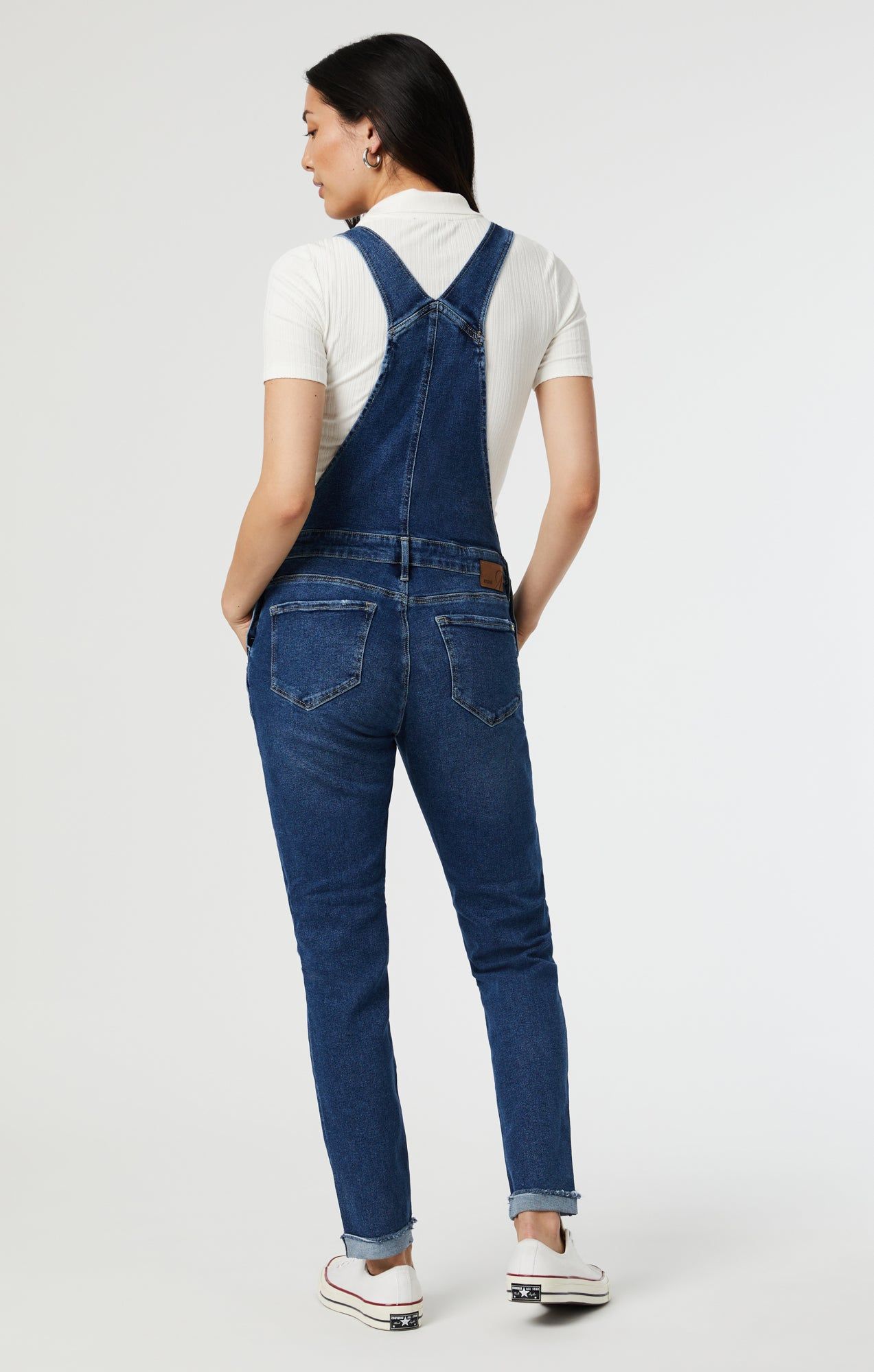 EDERA OVERALLS IN DARK RIPPED LA VINTAGE sold by Mavi product image thumbnail 3