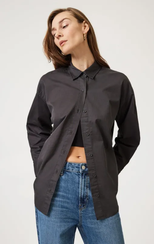 LONG SLEEVE BUTTON-UP SHIRT IN MAGNET sold by Mavi
