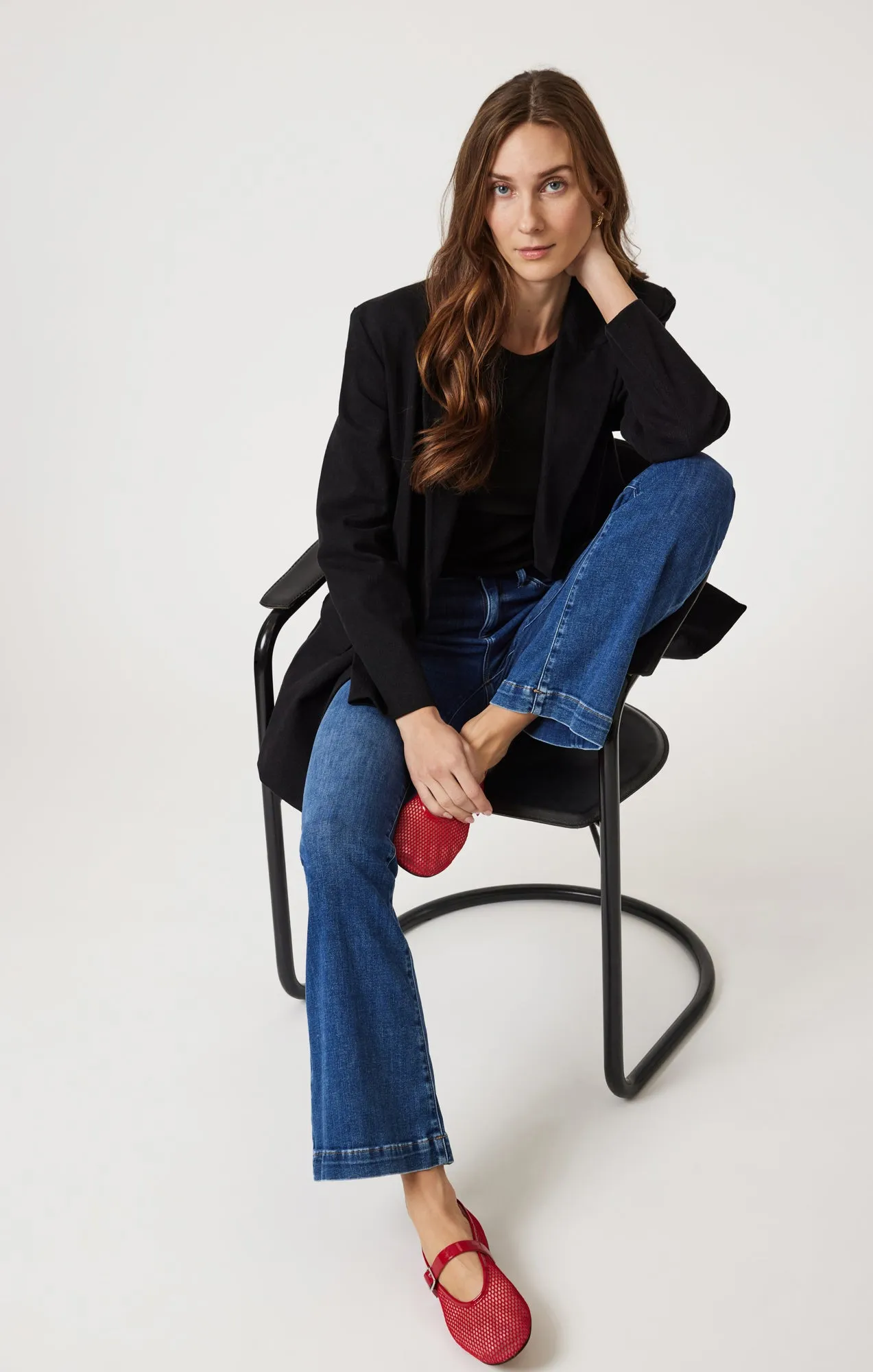 SYDNEY FLARE IN DARK BRUSHED FEATHER BLUE sold by Mavi product image thumbnail 2