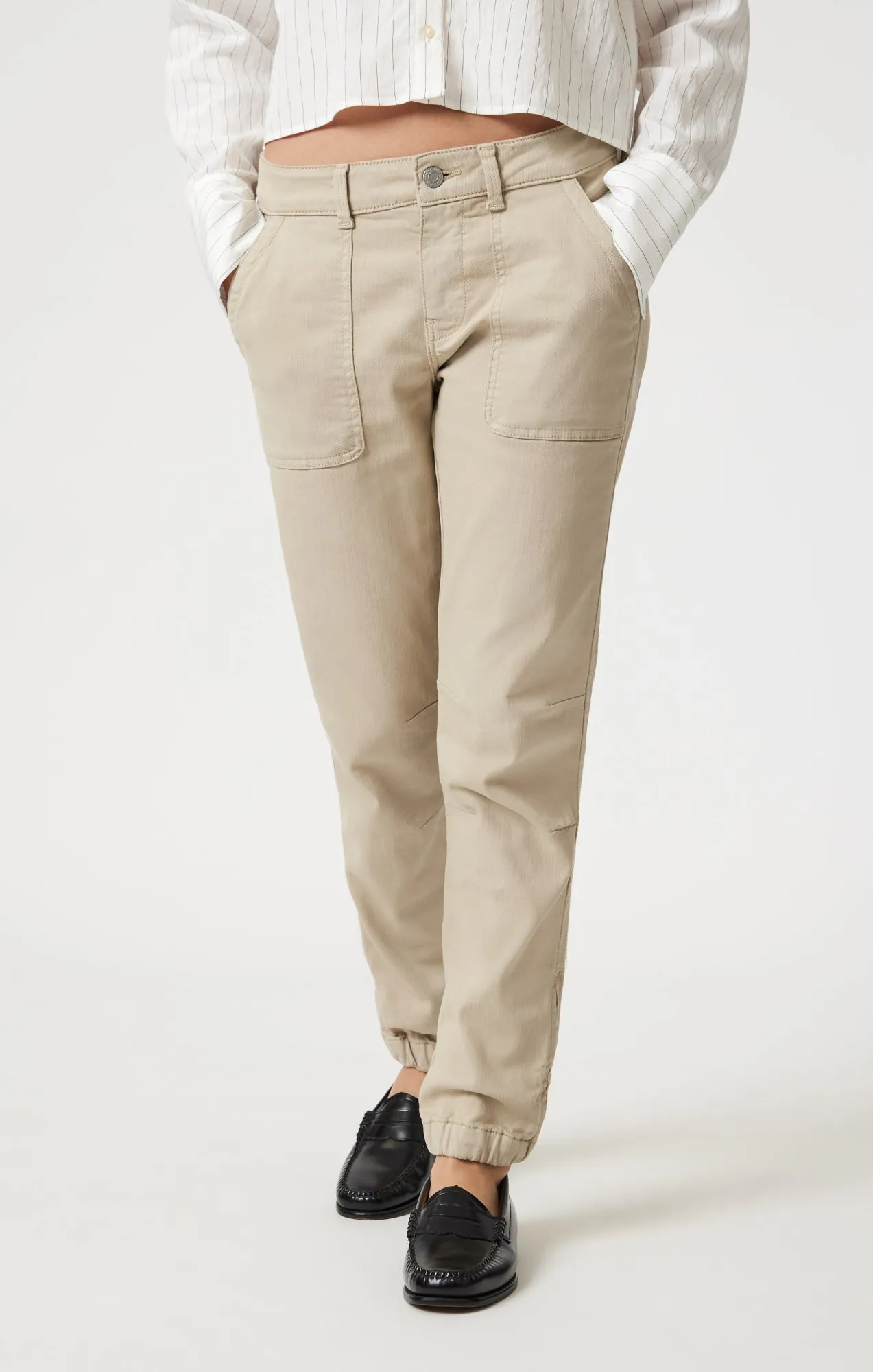 IVY SLIM CARGO IN TIDAL FOAM FLEX BLUE sold by Mavi product image thumbnail 4