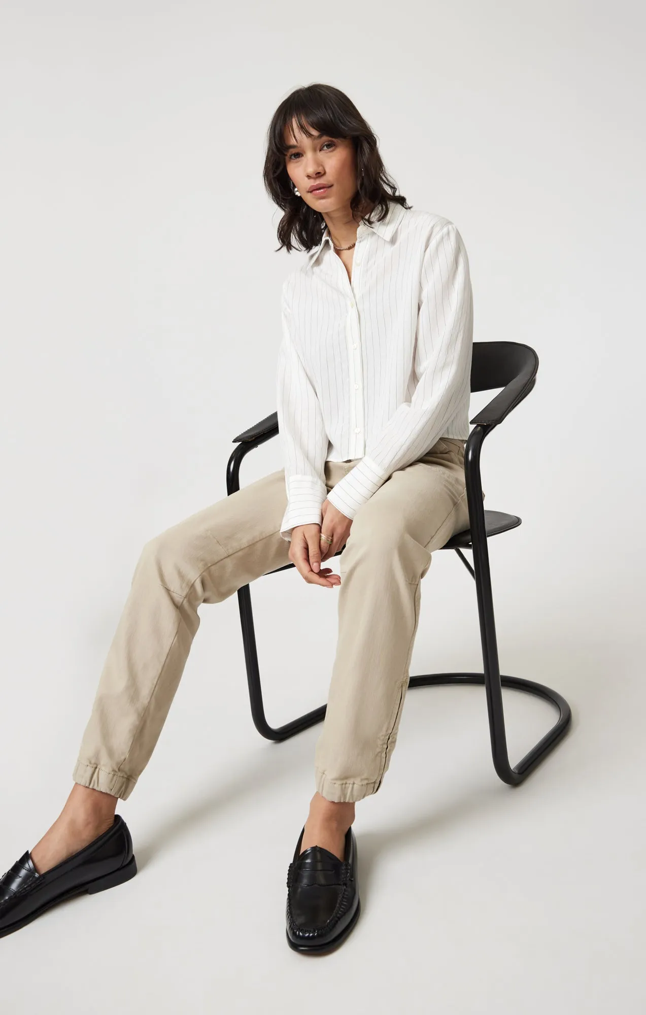 IVY SLIM CARGO IN TIDAL FOAM FLEX BLUE sold by Mavi