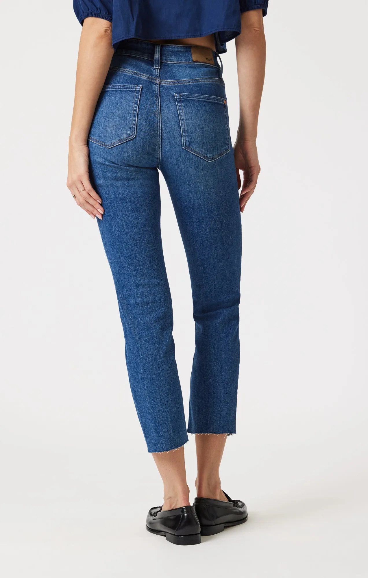 VIOLA STRAIGHT LEG IN MID BRUSHED FLEX BLUE sold by Mavi product image thumbnail 4