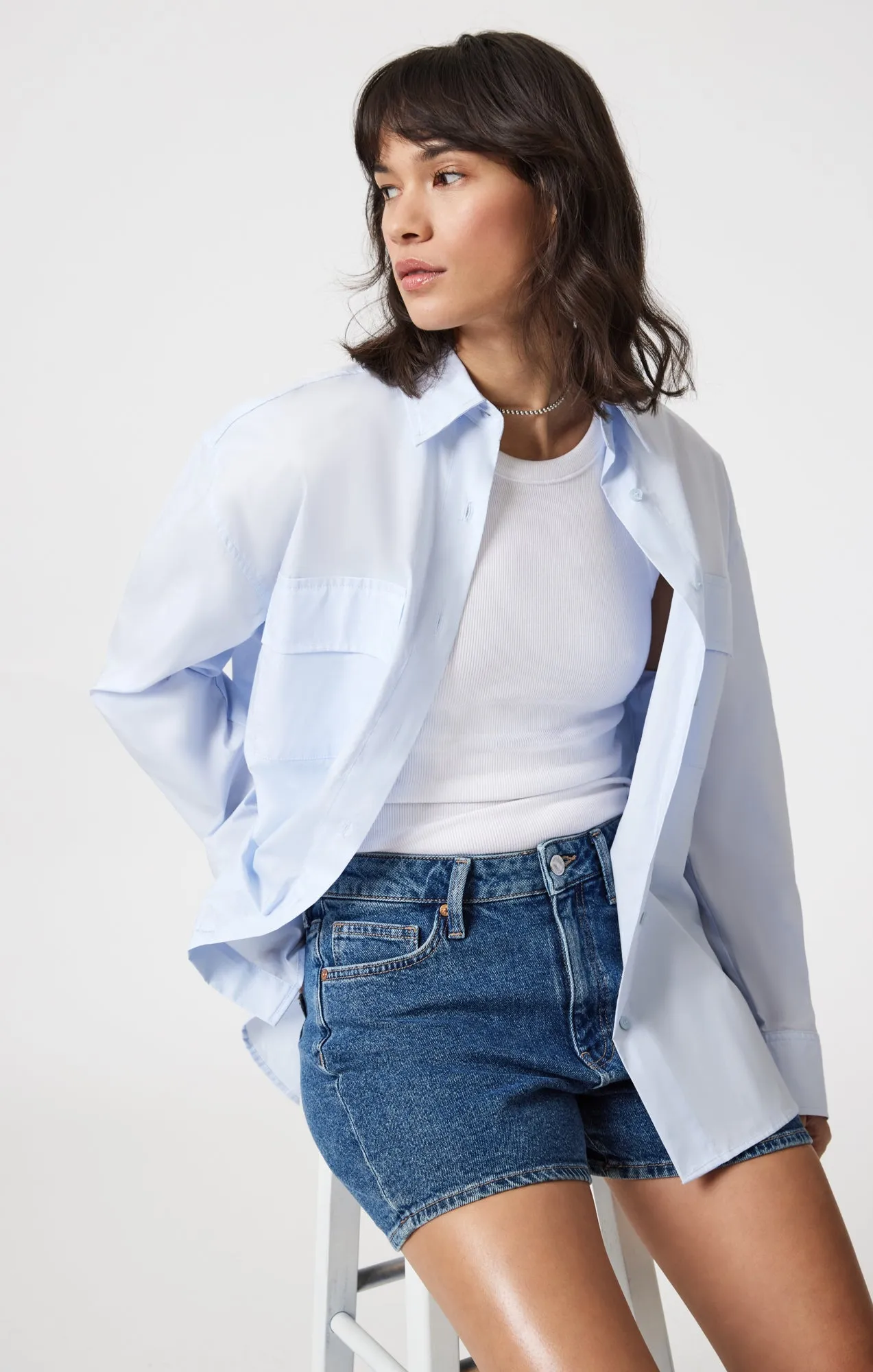 HEIDI SHORTS IN DARK SHADED 90's sold by Mavi product image thumbnail 2