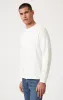 JERSEY LONG SLEEVE T-SHIRT IN ANTIQUE WHITE sold by Mavi