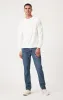 JERSEY LONG SLEEVE T-SHIRT IN ANTIQUE WHITE sold by Mavi