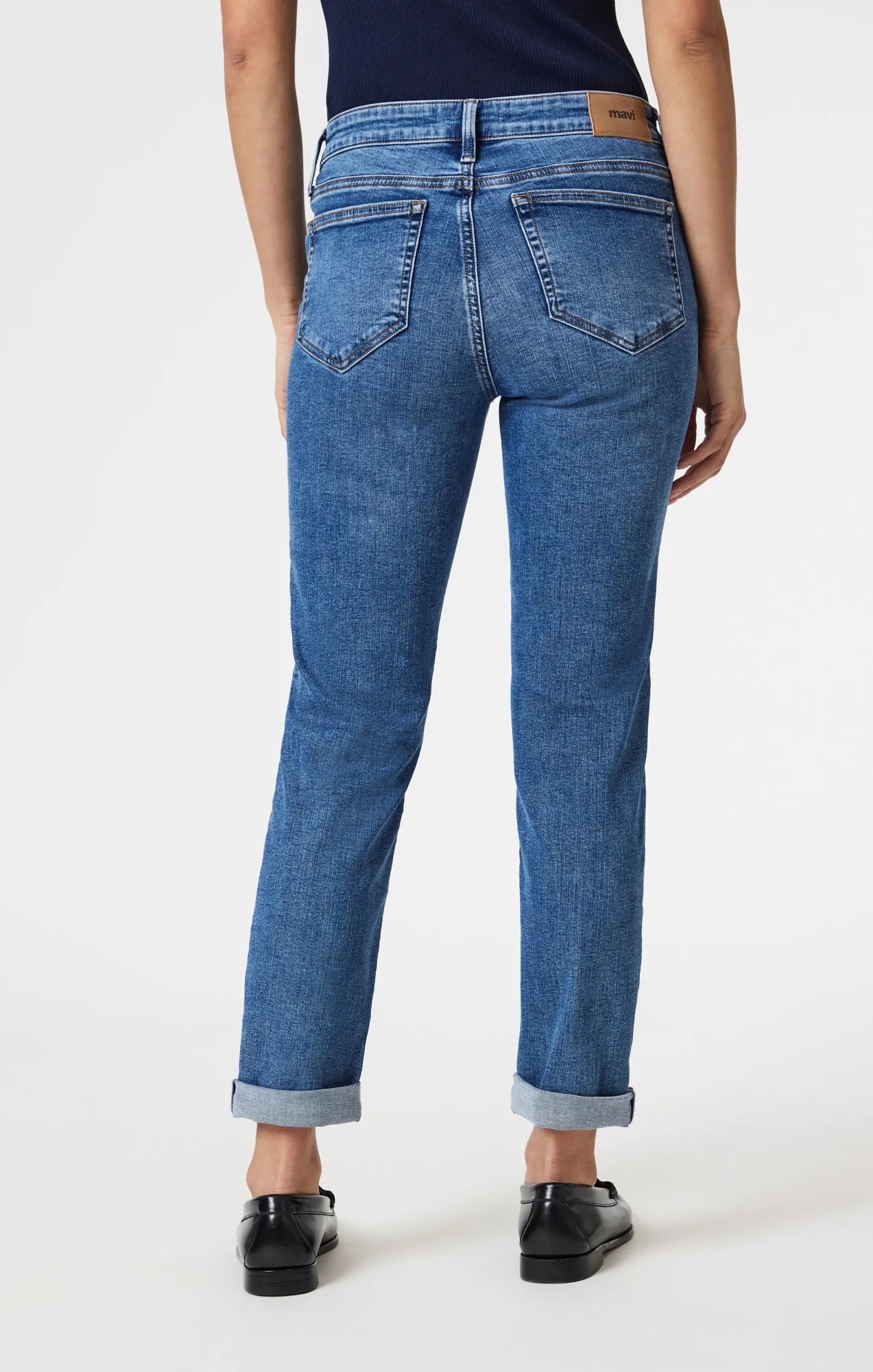 EMMA SLIM BOYFRIEND IN MID BRUSHED TRIBECA sold by Mavi product image thumbnail 5