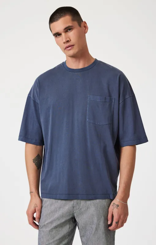 BOXY POCKET T-SHIRT IN OUTER SPACE sold by Mavi