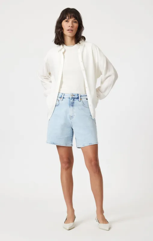 HEIDI LONG SHORTS IN BLEACHED 90'S sold by Mavi