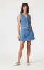 SUMMER DENIM SKIRT IN BLUE STRIPE DENIM sold by Mavi