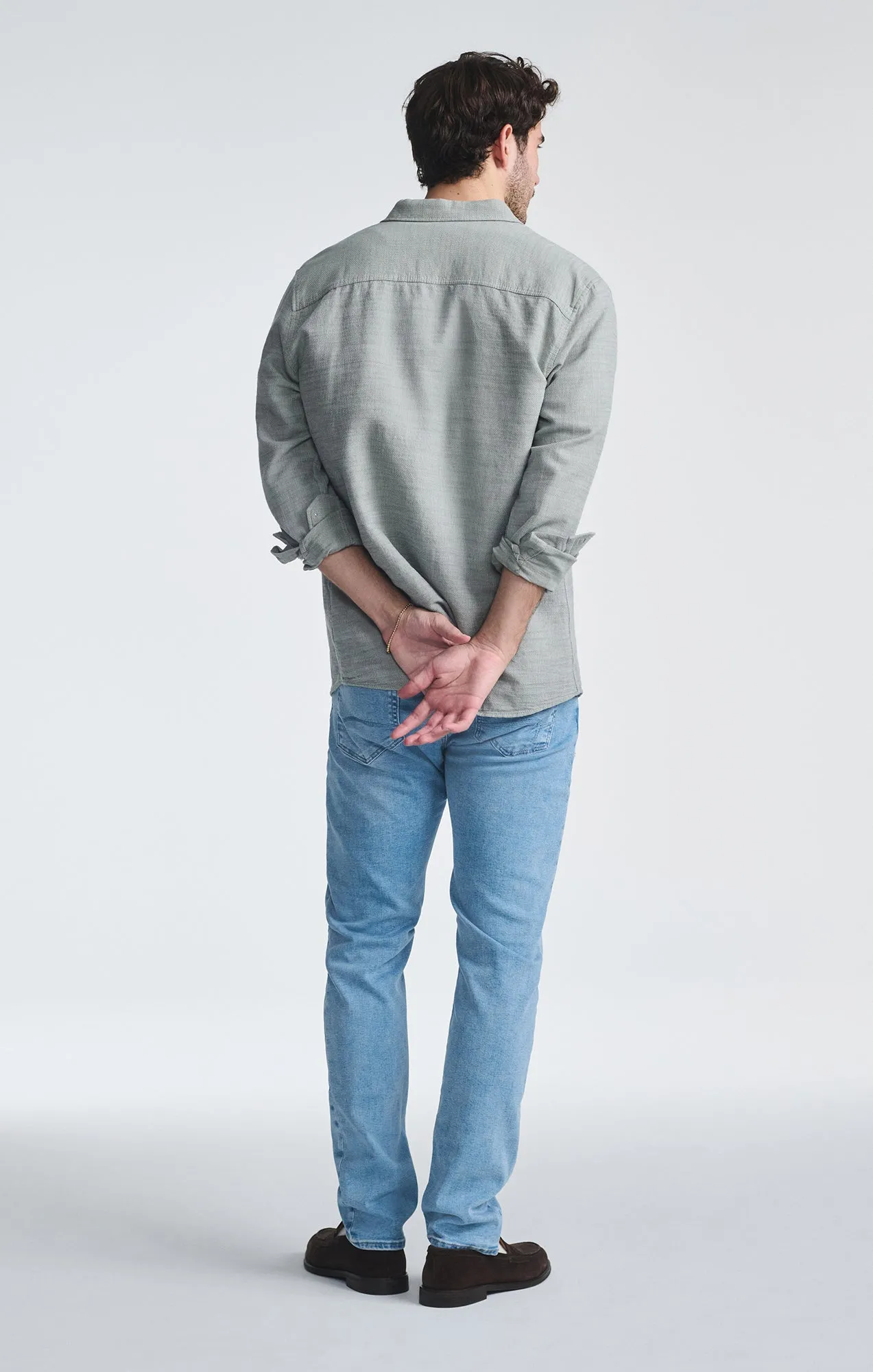 MARCUS SLIM STRAIGHT LEG IN AQUA BLUE FEATHER BLUE sold by Mavi product image thumbnail 2