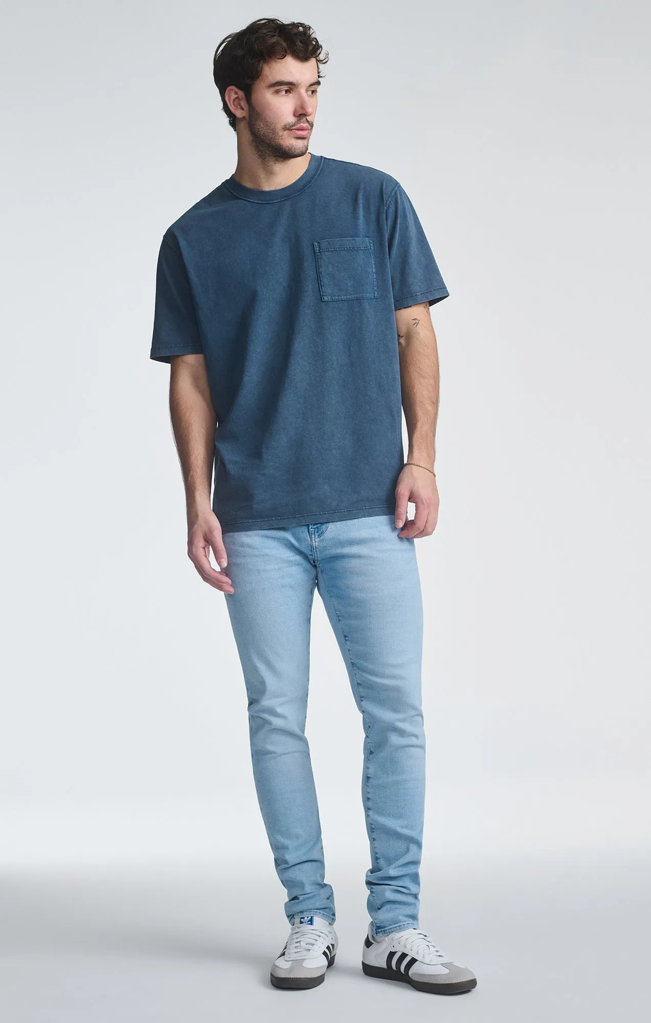 JAMES SKINNY IN AQUA BLUE FEATHER BLUE sold by Mavi product image thumbnail 3