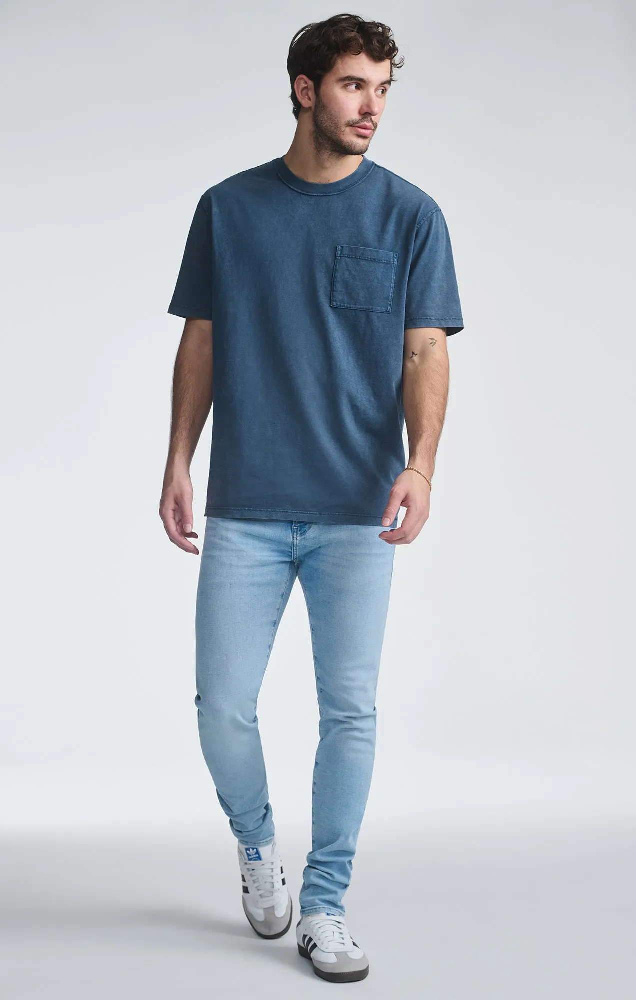 JAMES SKINNY IN AQUA BLUE FEATHER BLUE sold by Mavi product image thumbnail 2